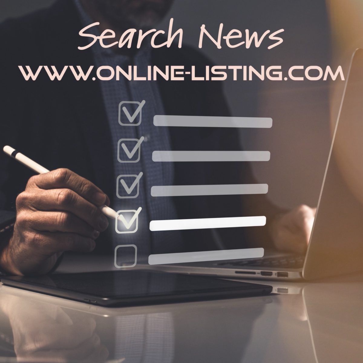 Online Listing News Search